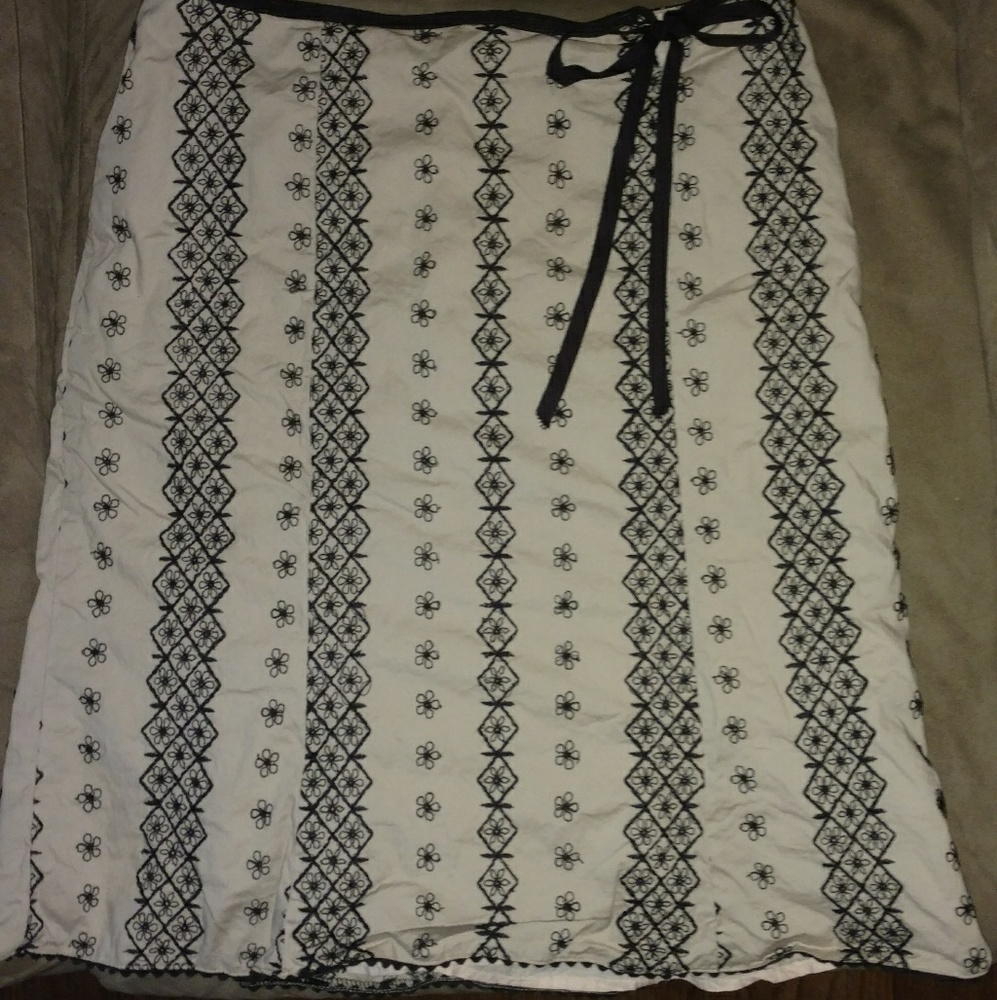 Nanette Lepore Embroidered Skirt